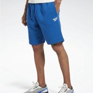 Elevate your workout with these Reebok Identity Fleece Shorts in Vector blue XXL